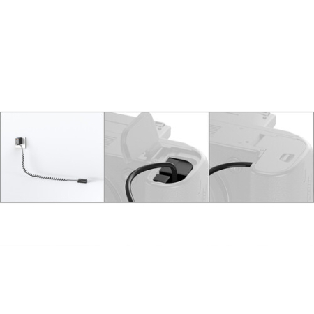 SmallRig 6540 - adapter zasilania typu Dummy, USB-C do akumulatora Canon LP-E6P - użycie